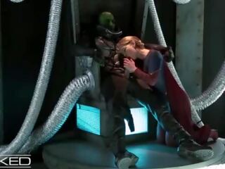 Wickedparodies - supergirl forfører braniac til anal x karakter film