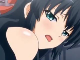 Lascive anime nastolatek dostaje phallus analnie
