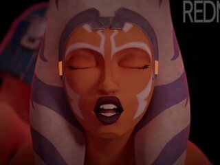 Зірка wars - ahsoka tano jedi навчання мінет (animation з звук)