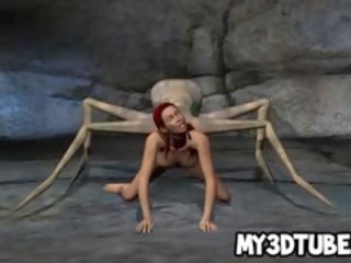 3d 紅發 餅乾 越來越 性交 由 一個 外僑 spider