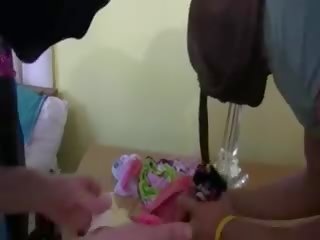 Three young girls reged clip with maling